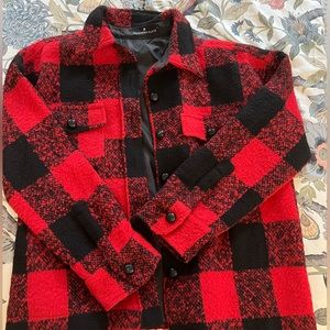 Ponder Place Buffalo Check Coat